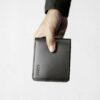 hand black wallet